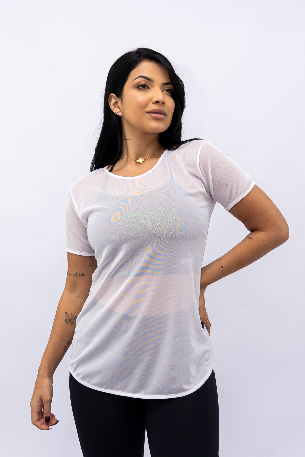 Blusa Mullet Tule Branco