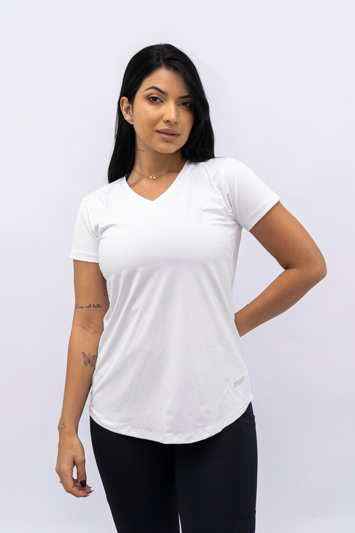 Blusa Mullet Fluity Gola V Branca