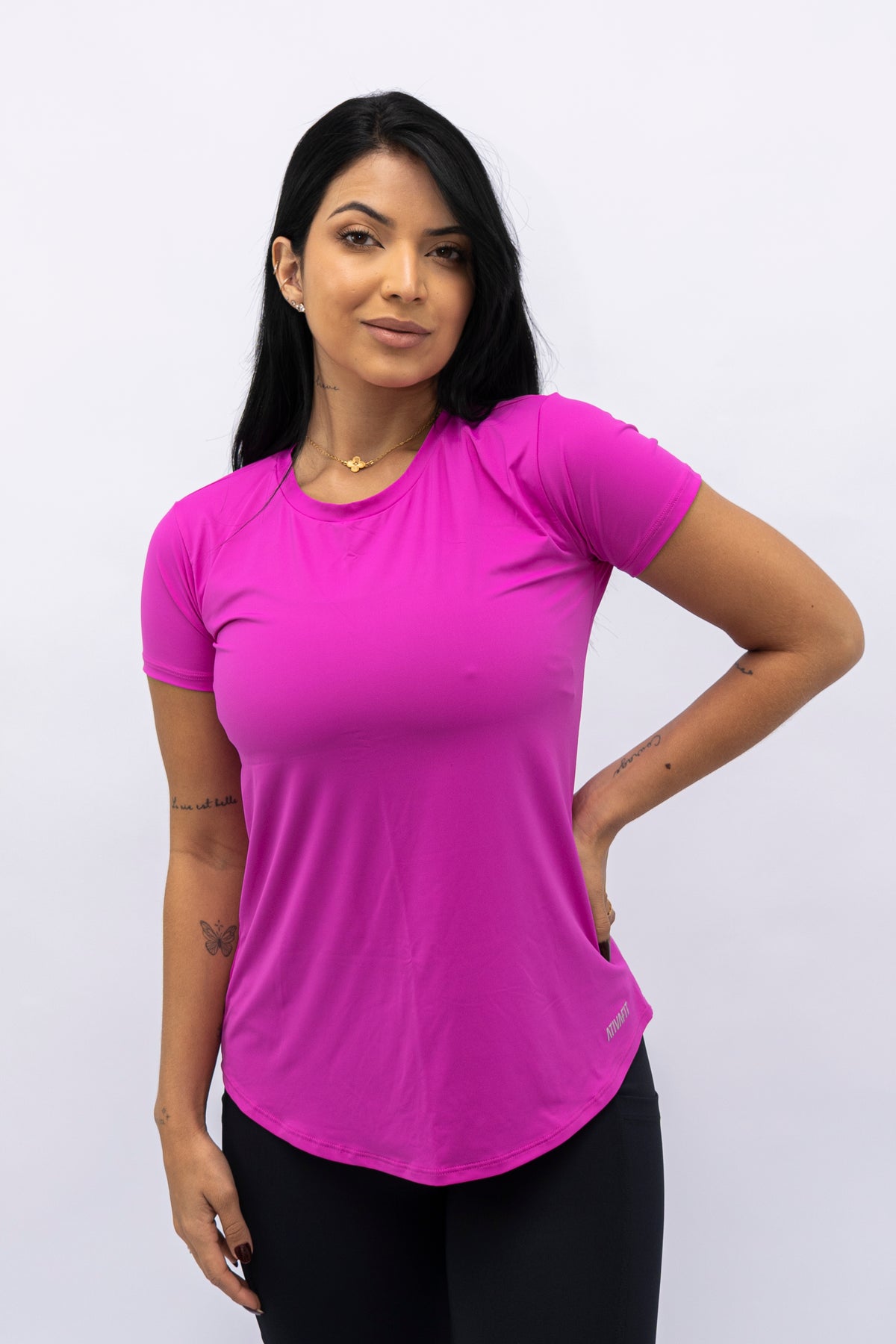 Blusa Mullet Fluity Gola O Rosa