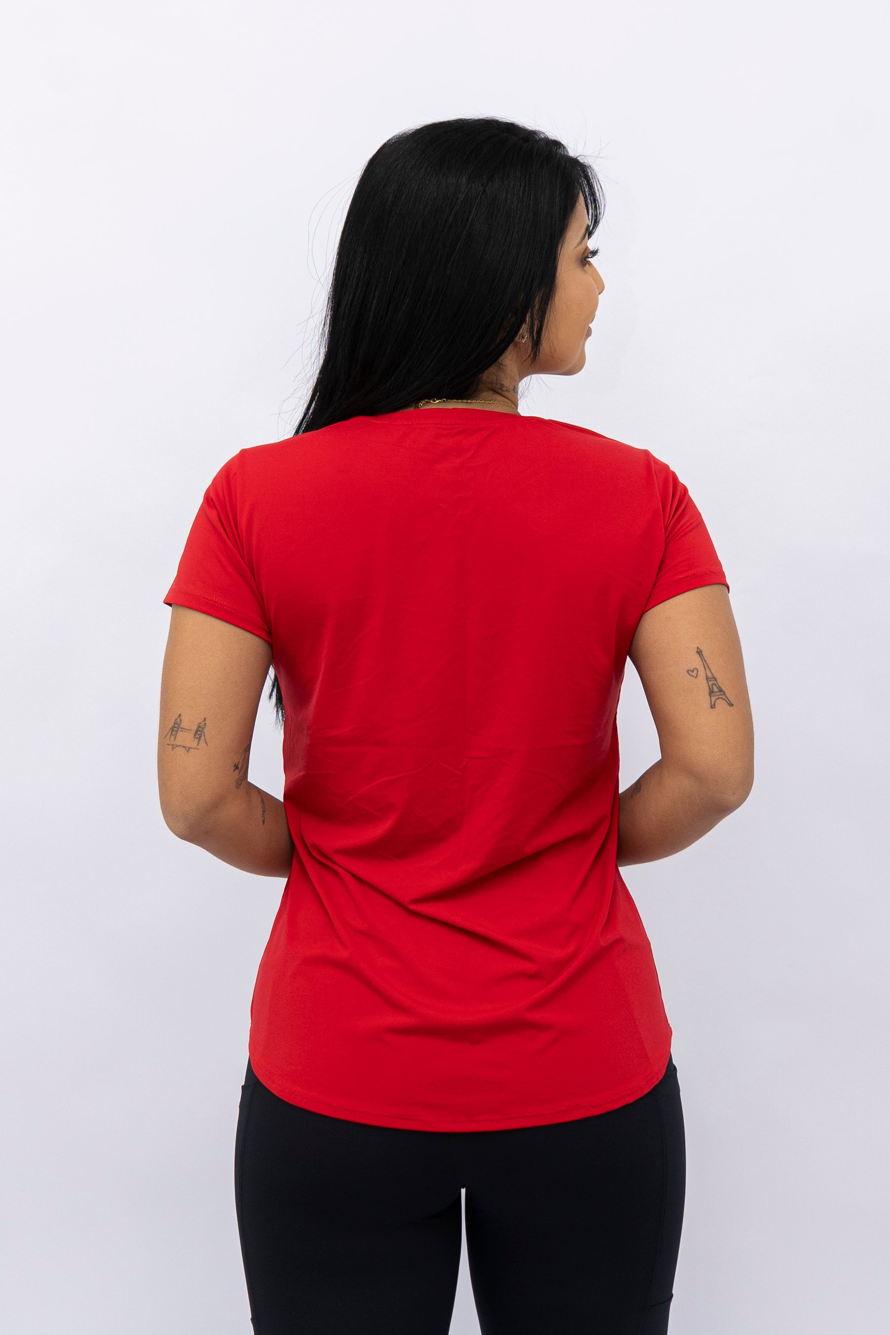 Blusa Mullet Fluity Gola O Vermelho