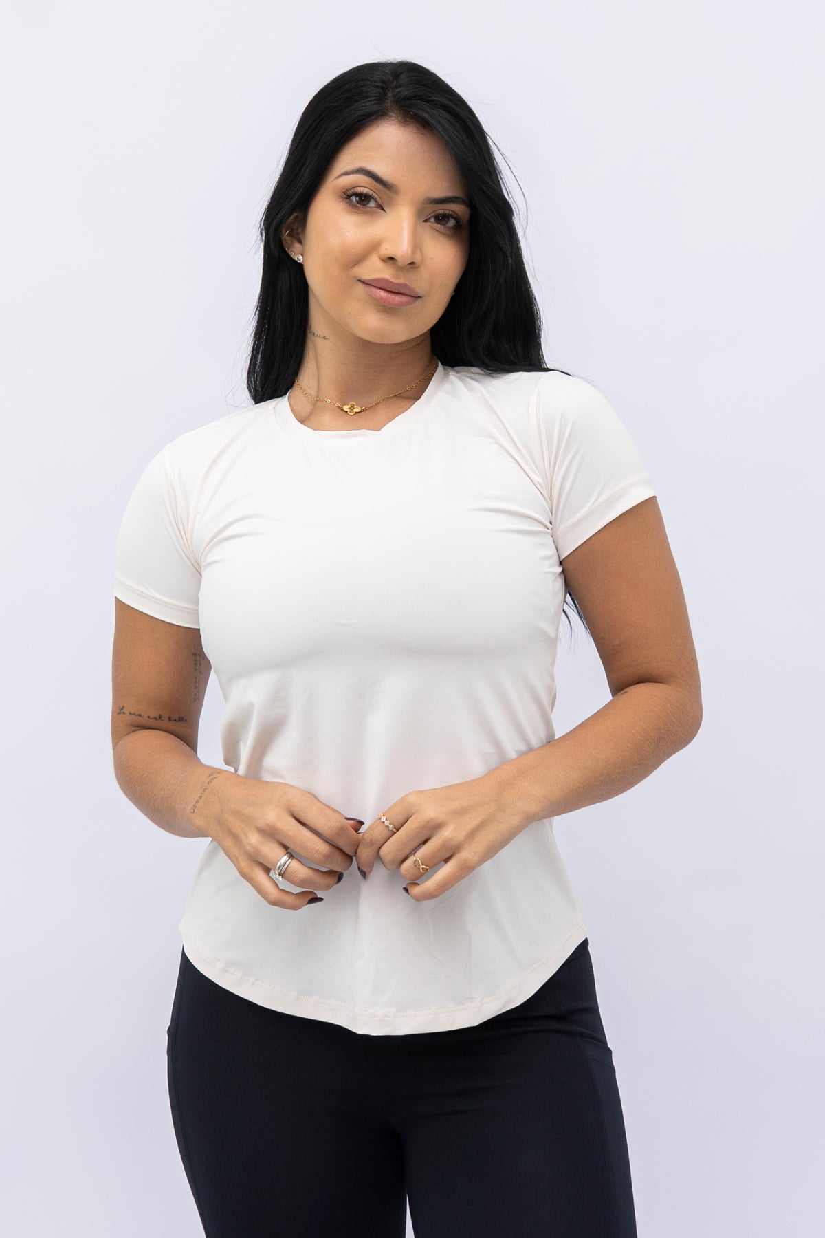 Blusa Mullet Fluity Gola O Branca