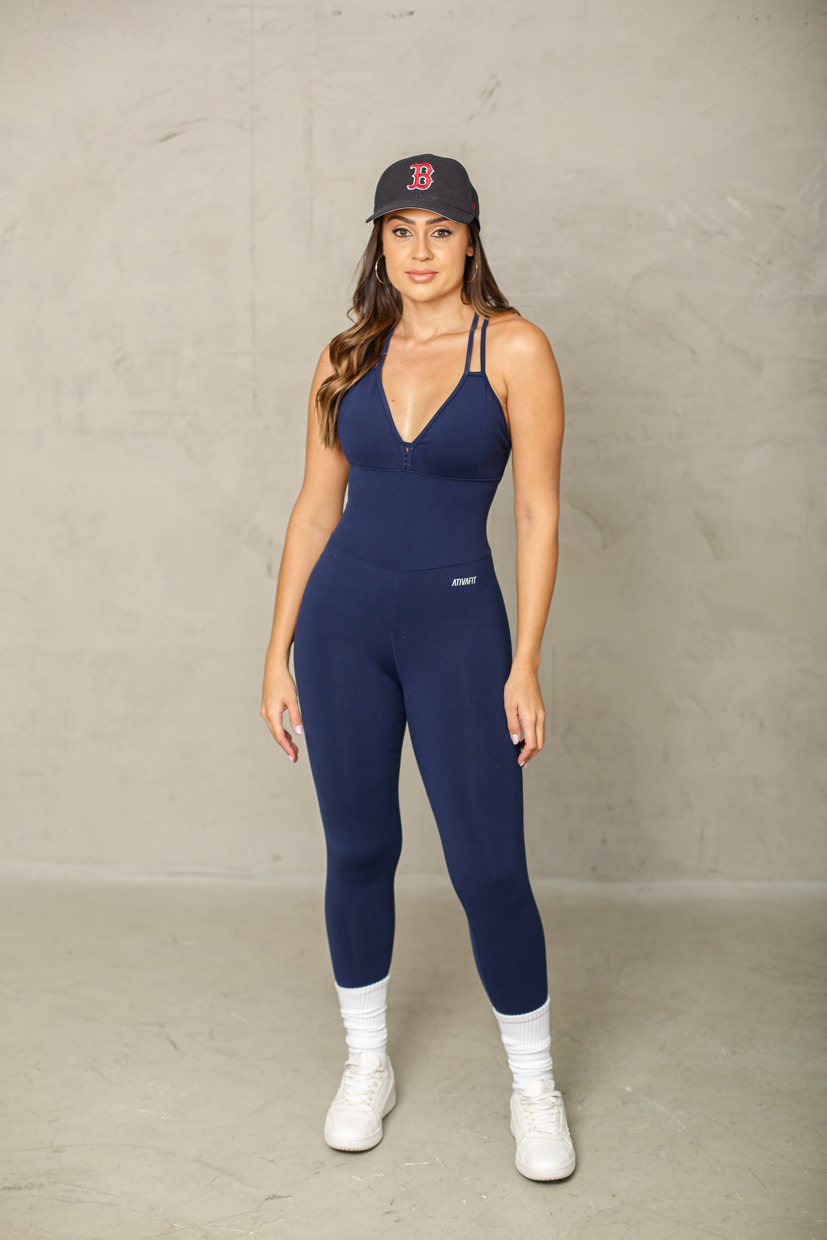 Macacão Vies Duplo Suplex Marinho