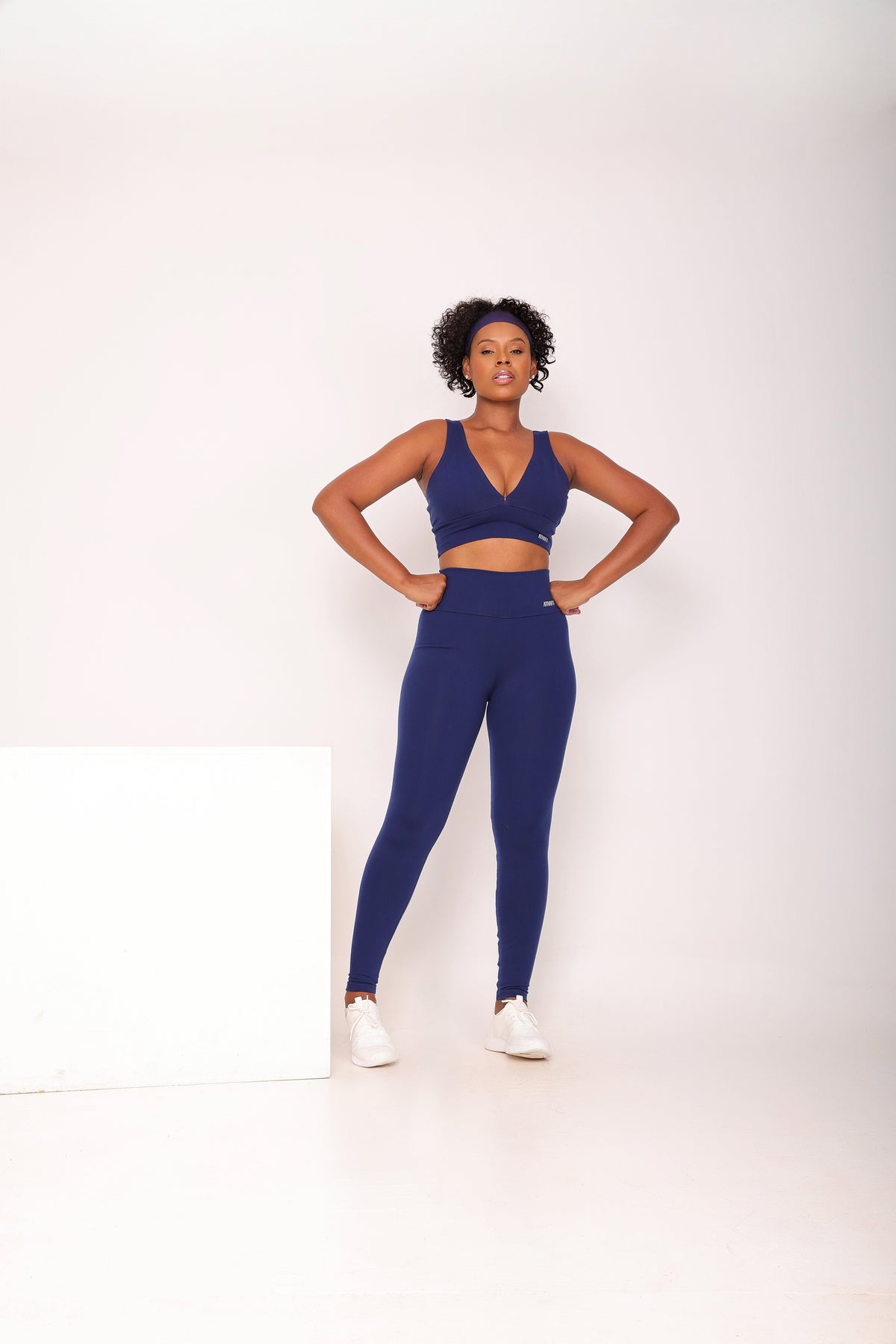 Cropped Body Alça Reta Marinho