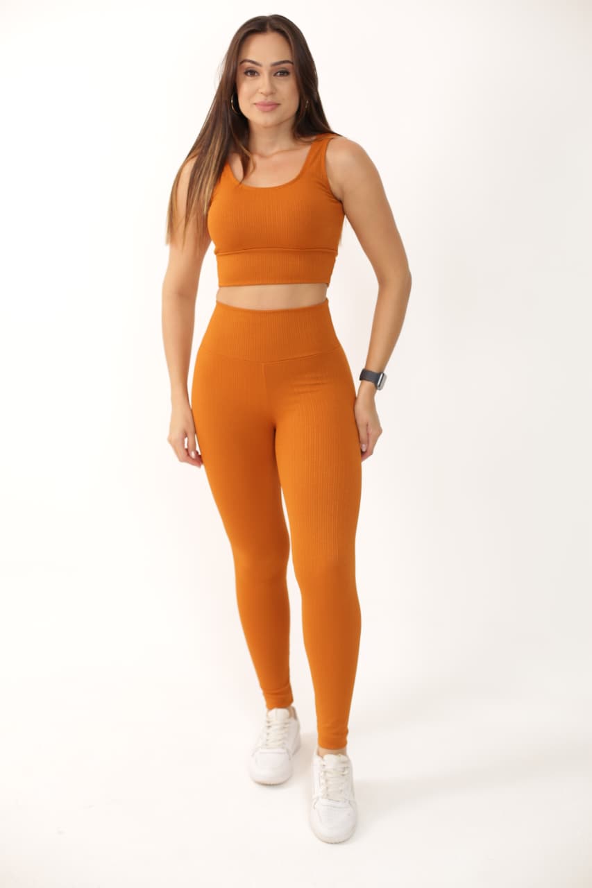 Conjunto Legging York Ferrugo