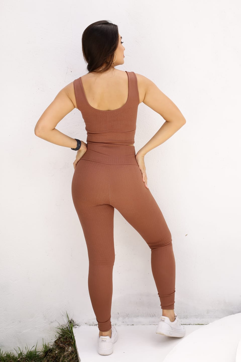 Conjunto Legging York Marrom