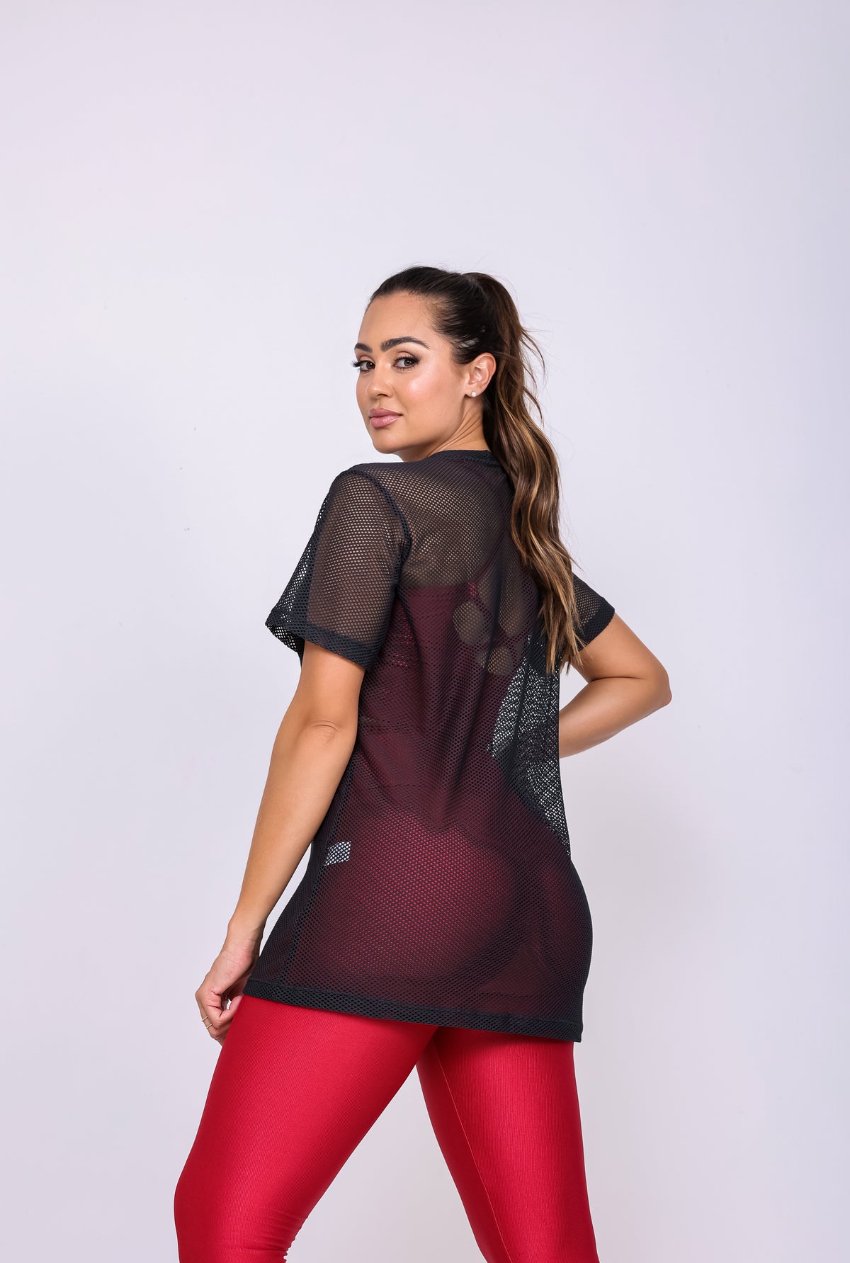 Camisetão Arrastão Preta