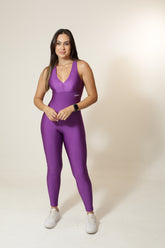 Macacão Legging Body Trilobal Fit Roxo