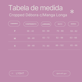 Cropped Débora Manga Longa Verde Musgo