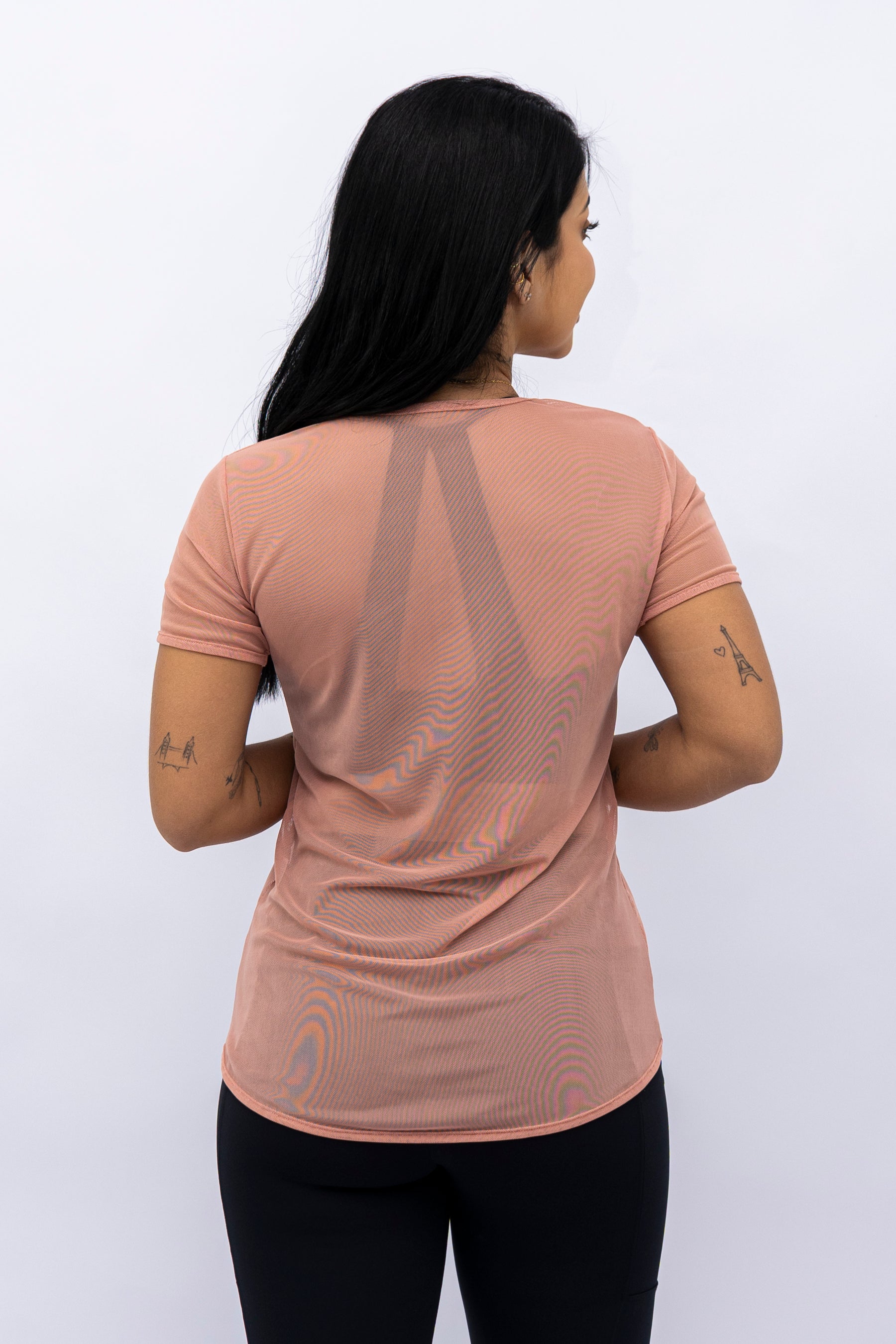 Blusa Mullet Tule Rose