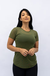 Blusa Mullet Tule Alcaparra