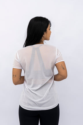 Blusa Mullet Tule Branco