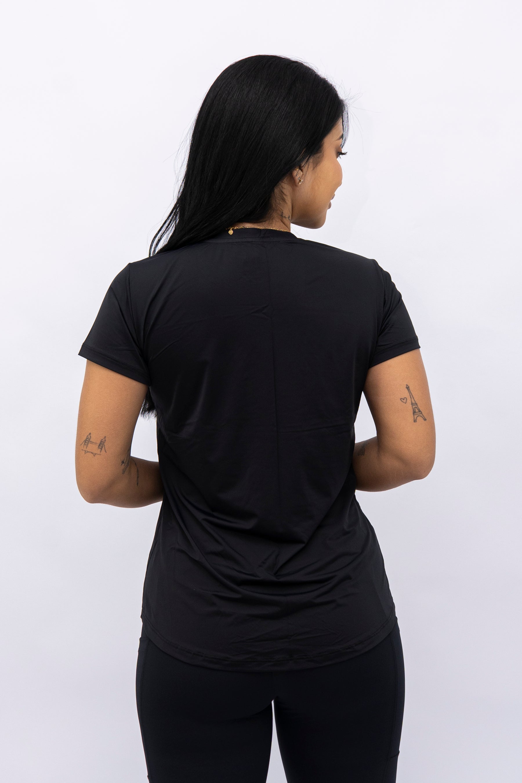 Blusa Mullet Fuity Gola V Preta