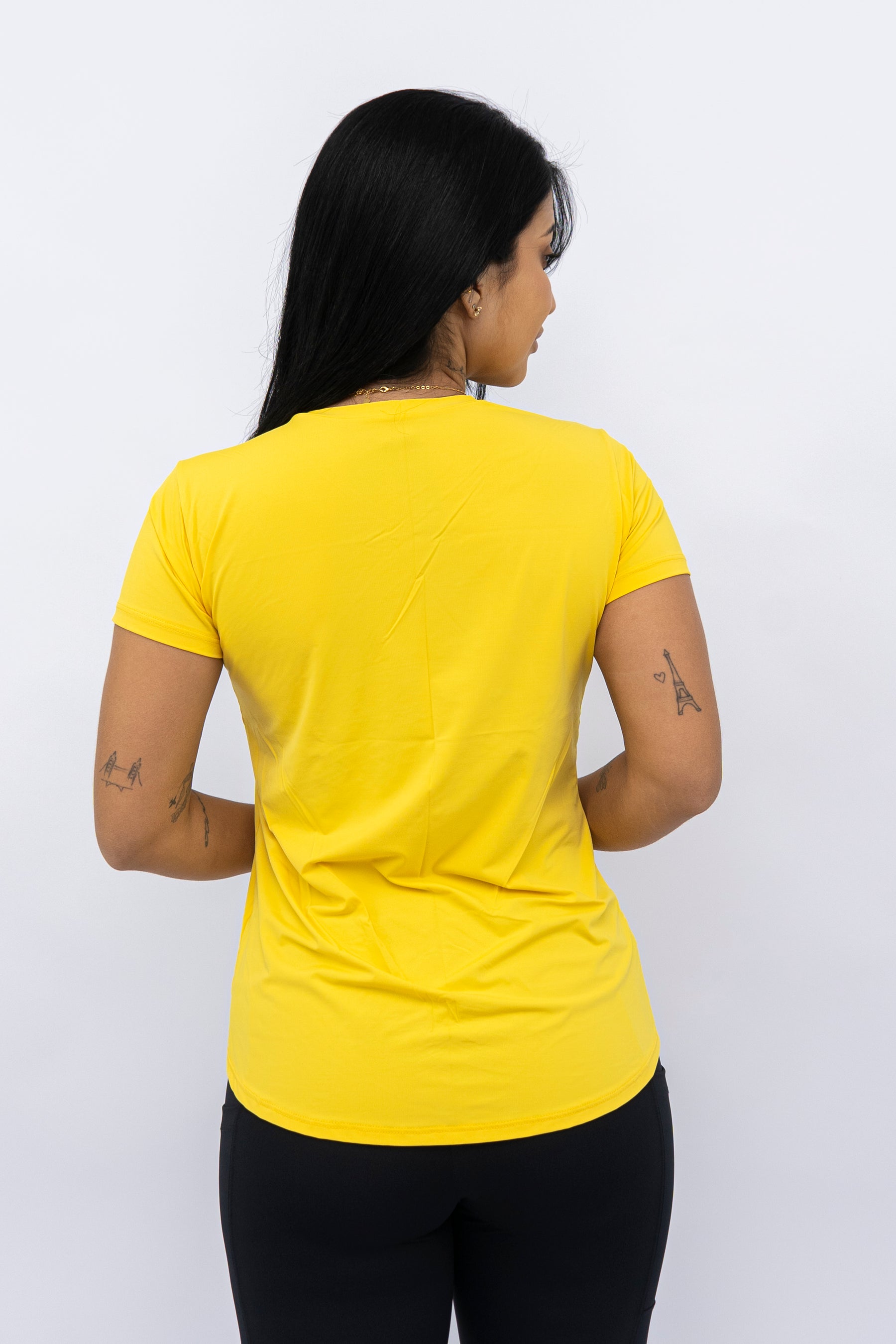 Blusa Mullet Gola V Amarela