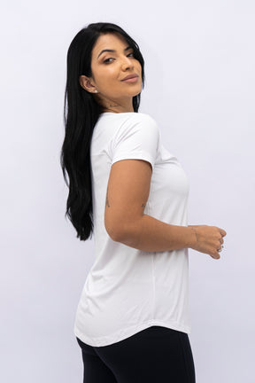 Blusa Mullet Fluity Gola V Branca