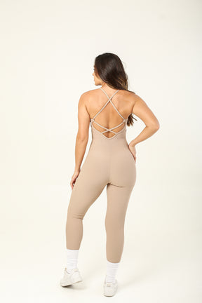 Macacão Legging Pille Capuccino