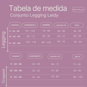 Conjunto Legging Wonder Bronze
