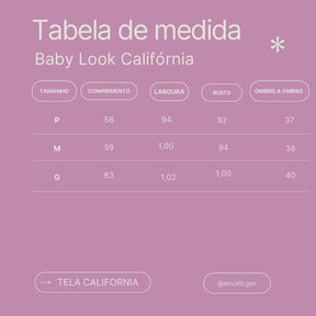 BabyLook Califórnia Citrus