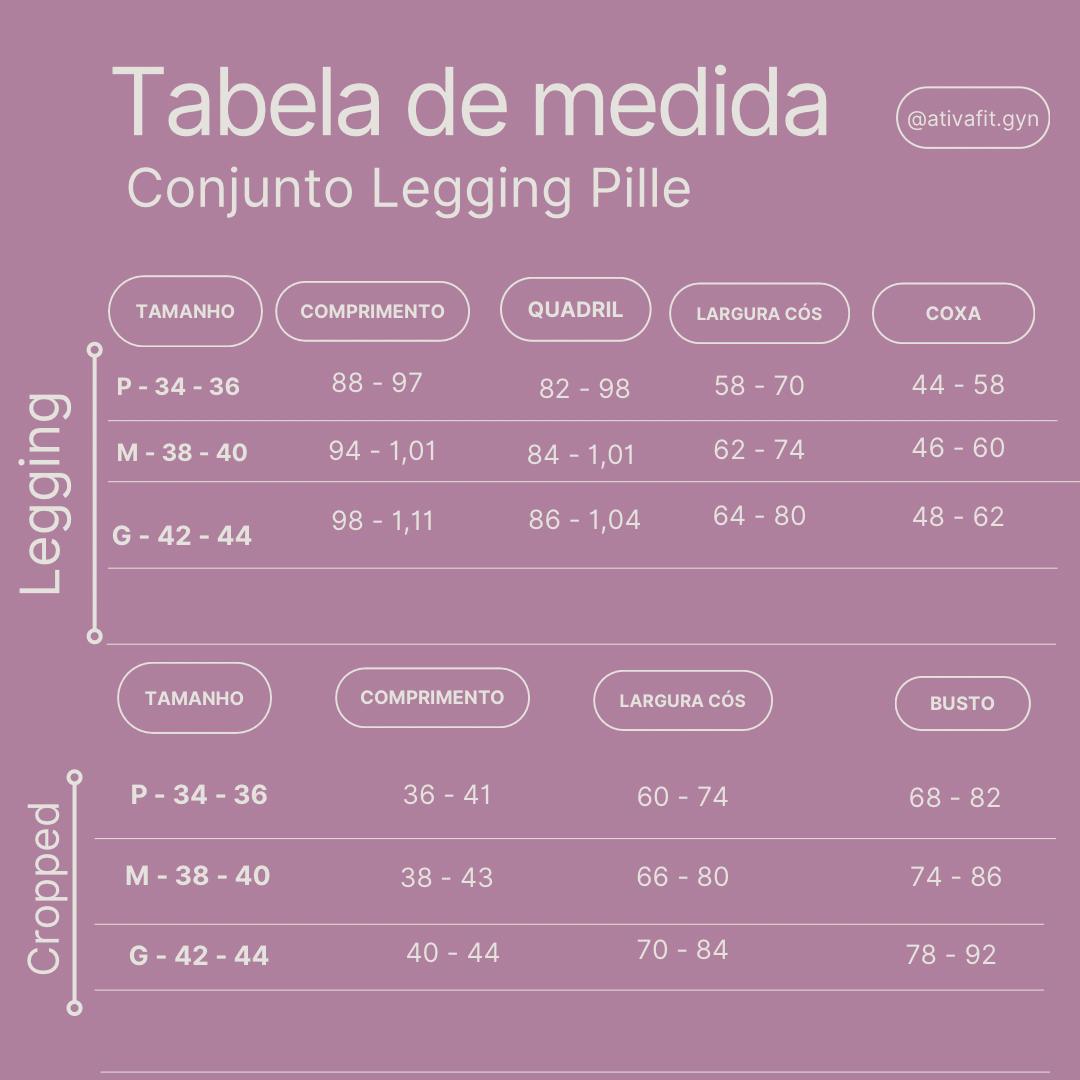 Conjunto Legging York Ferrugo