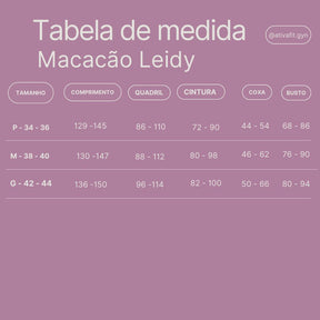 Macacão Legging Pille Preto