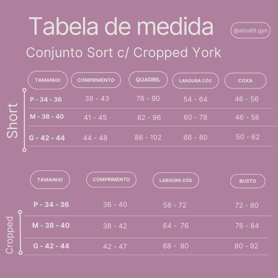 Conjunto Short York Chocolate