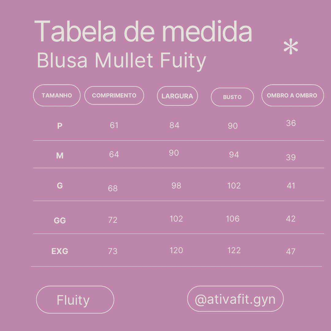 Blusa Mullet Gola V Roxo