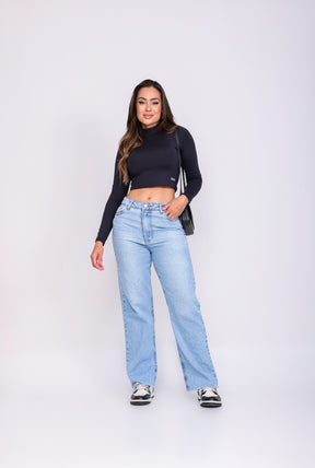 Cropped Cacharrel Preto