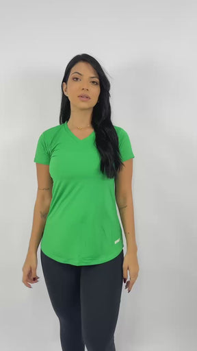 Blusa Mullet Fluity Gola O Verde